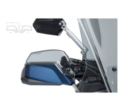 PUIG EXTENSION DE GARDE-MAINS YAMAHA TRACER 900 18-20 TRANSPARENT