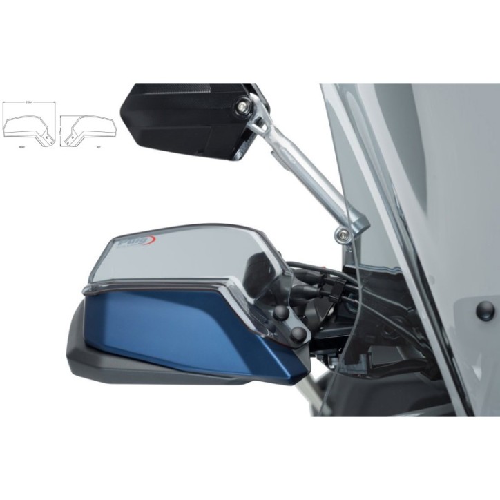 PUIG EXTENSION PARAMANOS PARA YAMAHA TRACER 900 18-20 TRANSPARENTE