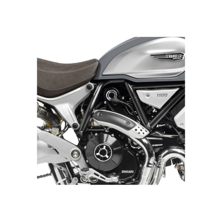 PUIG FRAME CAPS FOR DUCATI SCRAMBLER 1100 18-20 BLACK