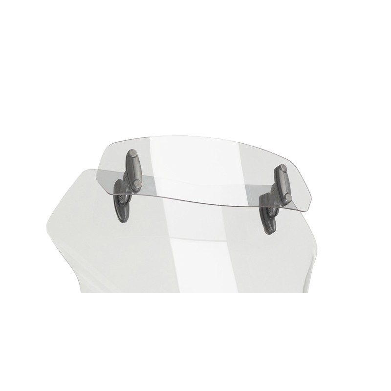 PUIG DEFLECTEUR FIXATION PAR VIS TRANSPARENT - Dimensions (HxL): 102x325 mm. Entraxe de connexion: 222 mm. Besoin