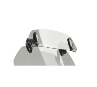 PUIG DEFLECTEUR FIXATION PAR CLIP-ON FUMEE CLAIR - Dimensions (HxL): 90x230 mm. Entraxe de connexion: 160 mm. Non