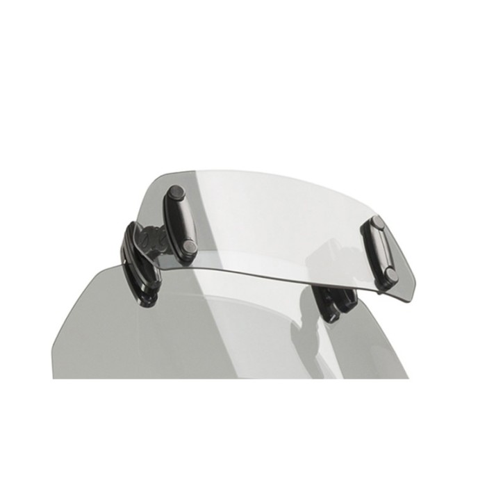 PUIG DEFLECTEUR FIXATION PAR CLIP-ON FUMEE CLAIR - Dimensions (HxL): 90x230 mm. Entraxe de connexion: 160 mm. Non