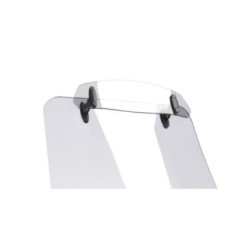 PUIG DEFLECTOR FIXING THROUGH TRANSPARENT CLIP-ON - Dimensions (HxL): 102x325 mm. Connection distance: 222 mm. Not