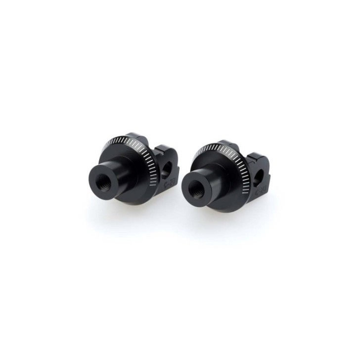 PUIG FOOTPEGS FIXED DRIVER ADAPTERS FOR BMW M1000 R 23-24 BLACK