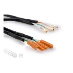 CABLES CONECTORES PUIG PARA INTERMITENTES HONDA CB500 HORNET 2024 NEGRO