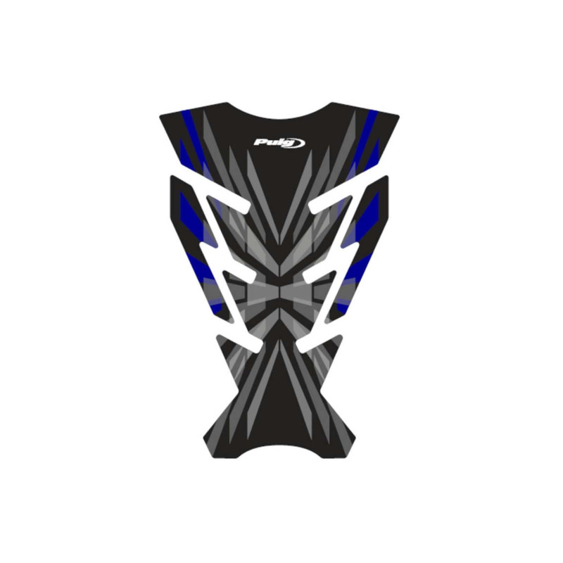 Autocollants de protection de reservoir Puig modele Challenge bleu