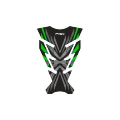 AUTOCOLLANTS DE PROTECTION DE RESERVOIR PUIG MODELE CHALLENGE VERT - ProtEge la moto des rayures et des rayons UV - Dimensions :