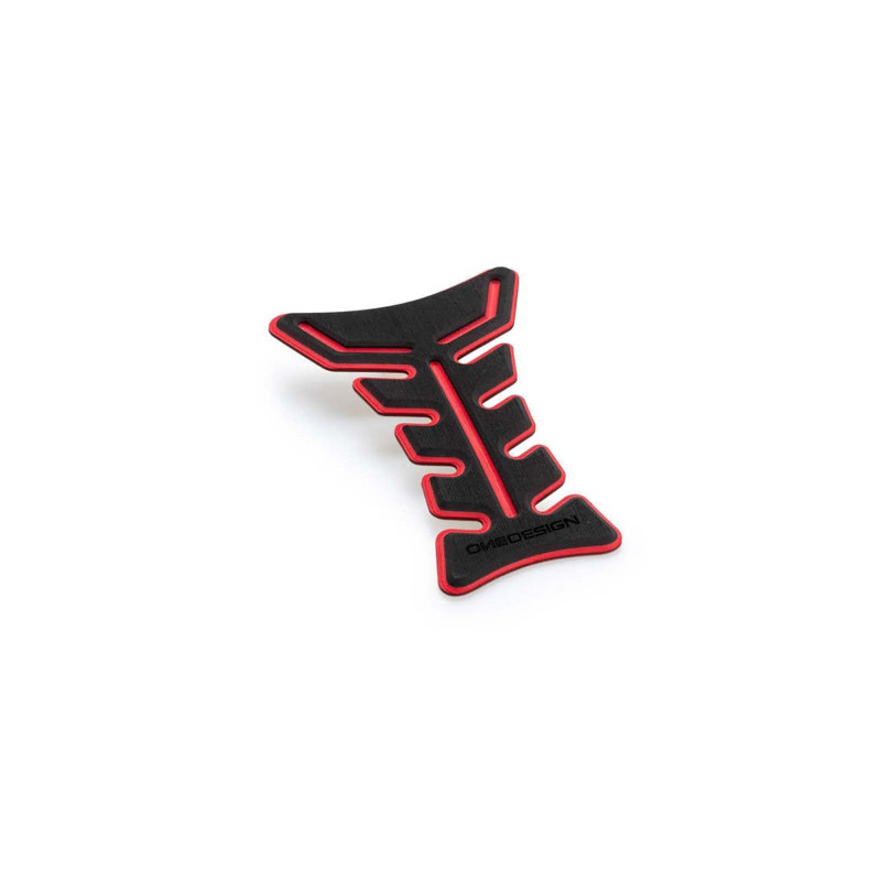 Autocollants de protection de reservoir Puig modele Grab rouge