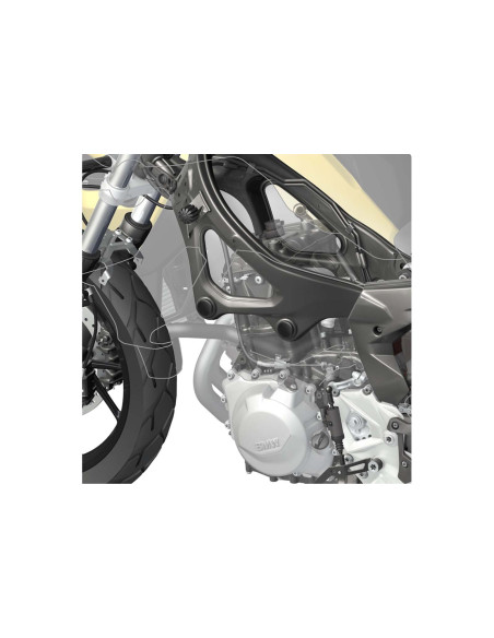 Tapas de chasis Puig BMW F900 GS 24 25 negras