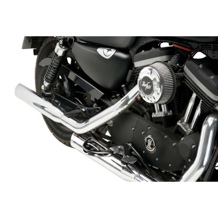 CUSTOM ACCES FOOTPEGS MOD. DELTA FOR HONDA CMX500 REBEL 17-19 BLACK