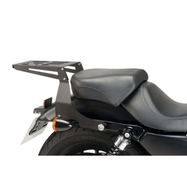 CUSTOM ACCES FESTE GEPACKTRAGERPLATTE FUR HONDA CMX500 REBEL 17-19 SCHWARZ