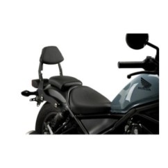 CUSTOM ACCES DOSSIER AMOVIBLE HONDA CMX500 REBEL 17-19 NOIR