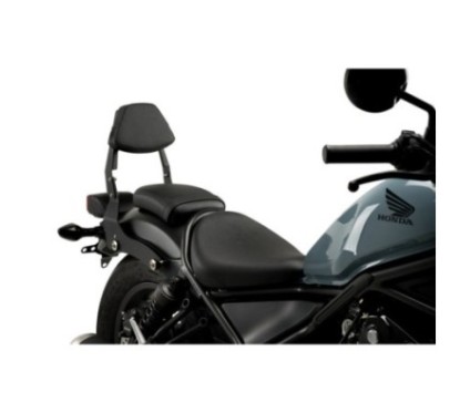 CUSTOM ACCES ABNEHMBARE RUCKENLEHNE HONDA CMX500 REBEL 17-19 SCHWARZ