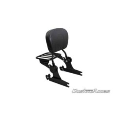 CUSTOM ACCES BACKREST LUXUS SOFTAIL HARLEY D. SOFTAIL NIGHT TRAIN FXSTB 03-09 BLACK