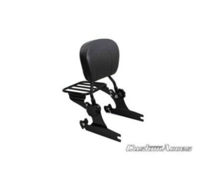 CUSTOM ACCES BACKREST LUXUS SOFTAIL HARLEY D. SOFTAIL NIGHT TRAIN FXSTB 03-09 BLACK