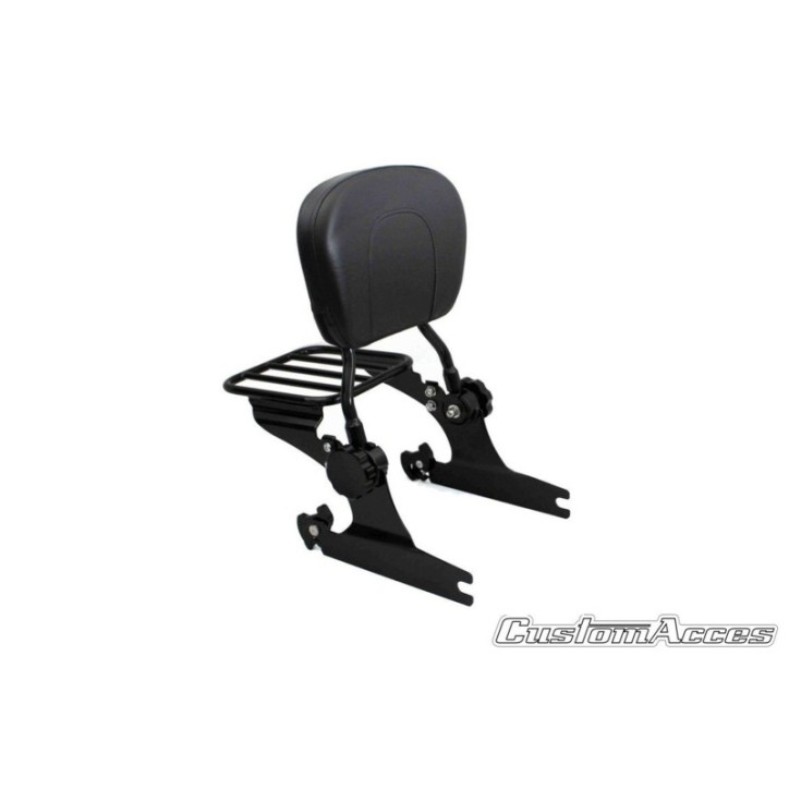 CUSTOM ACCES BACKREST LUXUS SOFTAIL FOR HARLEY D. SOFTAIL SPRINGER FXSTS 03-06 BLACK-COD.RSD001N