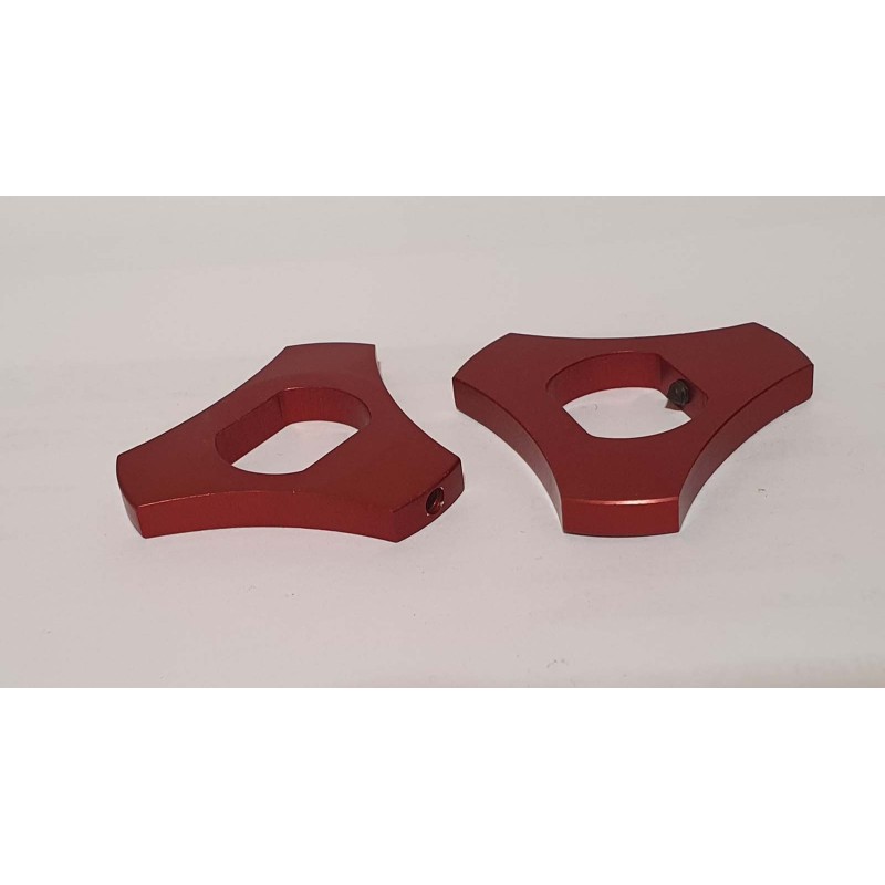 PUIG FORK PRELOAD ADJUSTMENT RINGS DUCATI 749 R 03-06 RED. Sold in pairs.