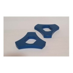 PUIG FORK PRELOAD ADJUSTMENT RINGS SUZUKI GSX-R600 01-03 BLUE. Sold in pairs.