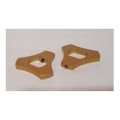 PUIG FORK PRELOAD ADJUSTMENT RINGS HONDA CB1300 04-08 GOLD. Sold in pairs.