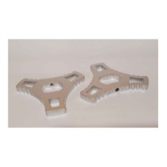 PUIG GHIERE DI REGOLAZIONE PRECARICO FORCELLA HONDA CBR600 F 00-07 SILVER. Venduti a coppia.