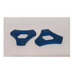 PUIG FORK PRELOAD ADJUSTMENT RINGS YAMAHA YZF-R6 06 BLUE. Sold in pairs.