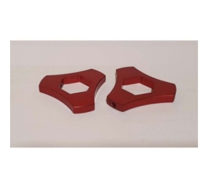 PUIG FORK PRELOAD ADJUSTMENT RINGS YAMAHA YZF-R6 06 RED. Sold in pairs.