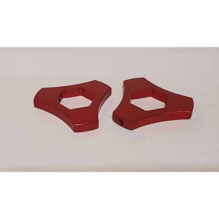 PUIG FORK PRELOAD ADJUSTMENT RINGS FOR YAMAHA YZF-R6 06 RED-OFFER