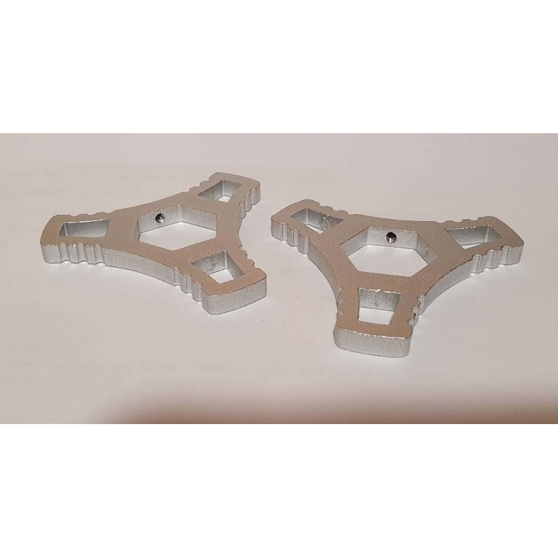 PUIG GHIERE DI REGOLAZIONE PRECARICO FORCELLA HONDA CBR1000 RR 08 SILVER. Venduti a coppia.