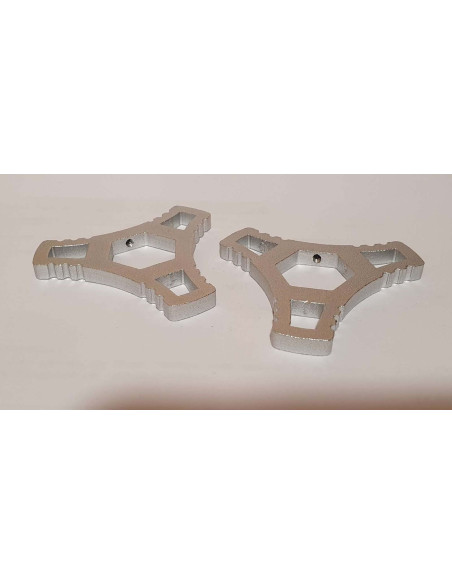 Reglage de la precharge de fourche Puig pour Kawasaki ZX 6R Ninja 07/08, argent