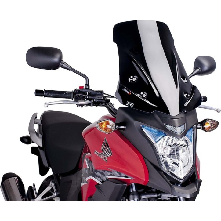 PUIG TOURING SCREEN FOR HONDA CB500X 13-15 BLACK-OFFER