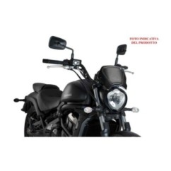 PUIG UNIVERSAL FRONT FAIRING IN ALUMINUM COLOR BLACK