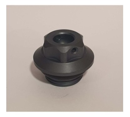 RACINGBIKE ENGINE OIL CAP M22X1.5 FOR DUCATI TITANIUM COLOR