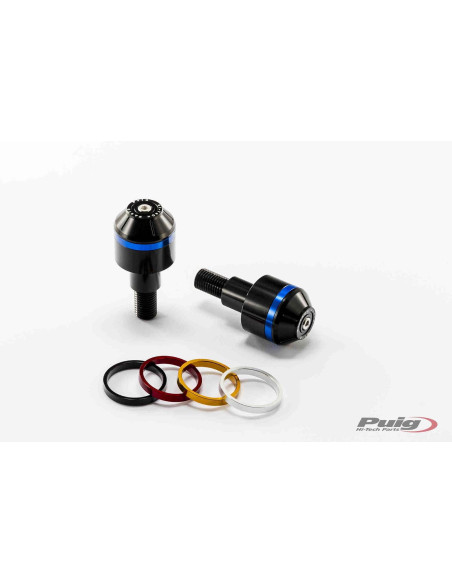 Equilibradores Puig Short Mod con anillos para BMW C600 Sport 12/15 en negro