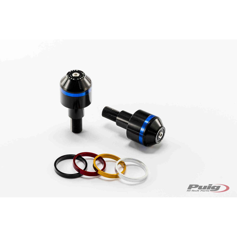 Equilibradores Puig Short Mod con anillos para BMW C650 Sport 16-23 negro