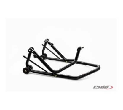 PUIG STAND ANTERIEUR CANOTTO DI STERZO NOIR - COD. 5601N - Equipe de 4 roues en nylon. Materiel: acciaio. Include i