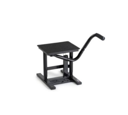 PUIG STAND MODELE OFF-ROAD BASIC NOIR - COD. 6289N - Hauteur en position la plus basse : 310 mm. Hauteur en position.