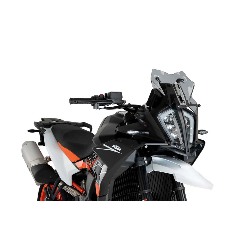 puig sport windshield for ktm 890 smt 23 24 light smoke