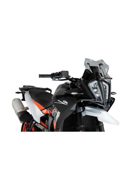 puig sport windshield for ktm 890 smt 23 24 light smoke