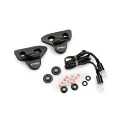 BOUCHON DE TROU DE MIROIR PUIG AVEC CLIGNOTANTS TAB YAMAHA XSR700 2024 NOIR