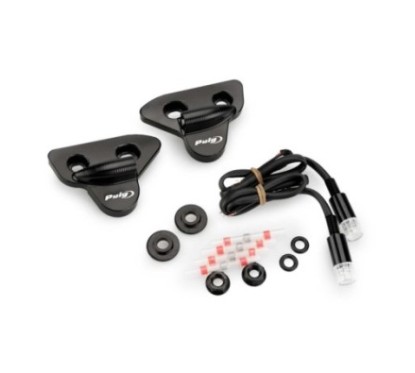 TAPA AGUJERO ESPEJO PUIG CON PESTANA INTERMITENTES YAMAHA YZF-R1 15-16 NEGRO