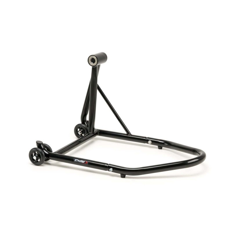 PUIG SINGLE-ARM REAR STAND RIGHT SIDE BLACK - Includes 53 mm diameter axles.