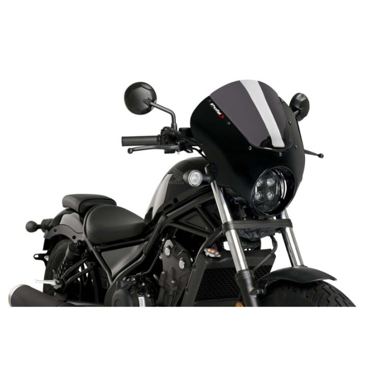 CUBIERTA SEMICARNEADA PUIG DARK NIGHT PARA HONDA CMX500 REBEL 20-24 DARK SMOKE-21102F