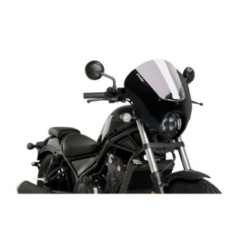 PUIG CUPOLINO SEMICARENATO DARK NIGHT HONDA CMX500 REBEL 20-24 FUME CHIARO-21102H