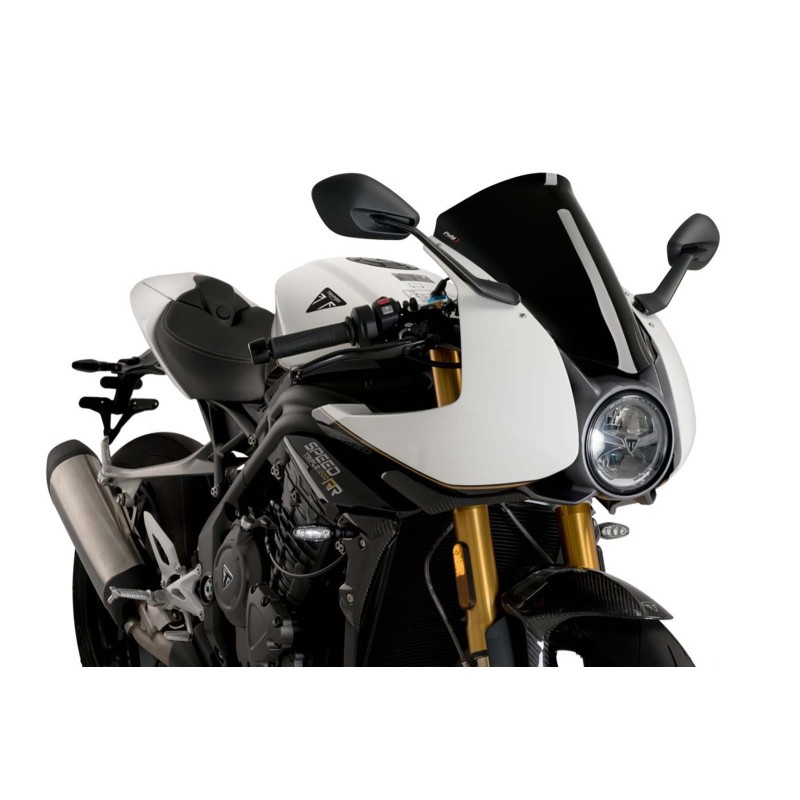 PUIG SCREEN R-RACER TRIUMPH SPEED TRIPLE 1200 RR 22-24 BLACK