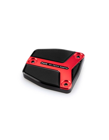 Tapon deposito liquido freno delantero Puig para Harley D Sportster S 21 24 rojo