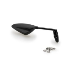 PUIG RIGHT REARVIEW MIRROR MOD. RS2 BLACK - COD. 7354N - MOUNT ON THE HULL - 70 DEGREE INCLINATION - Dimensions