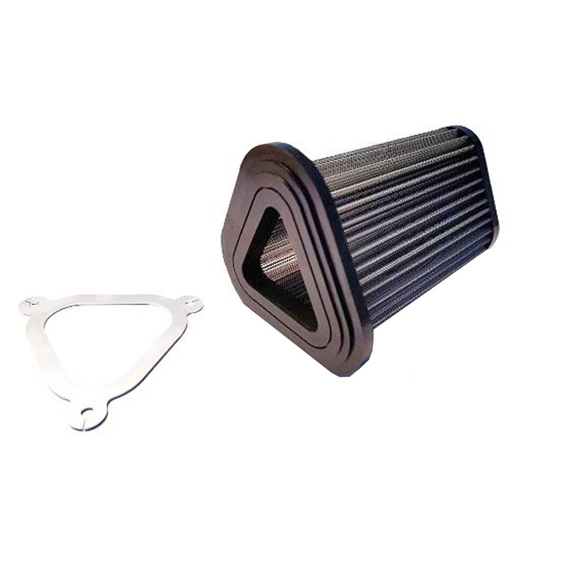 SPRINT FILTER FILTRO ARIA A SECCO T12 MAGGIORATO ROYAL ENFIELD 650 CONTINENTAL GT con flangia dedicata in acciaio 21-22