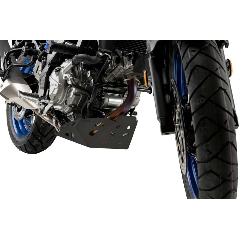 PUIG MOTORKURBELGEHAUSESCHUTZ SUZUKI DL650 XT V-STROM 21-24 SCHWARZ