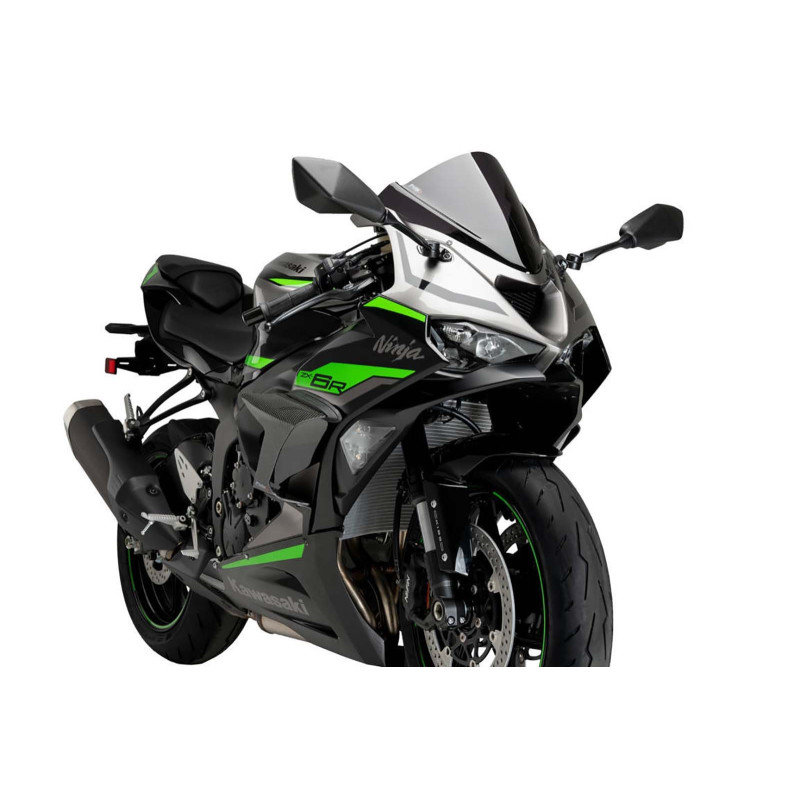 puig spoiler laterale downforce race kawasaki zx 6r ninja 24 25 carbon look