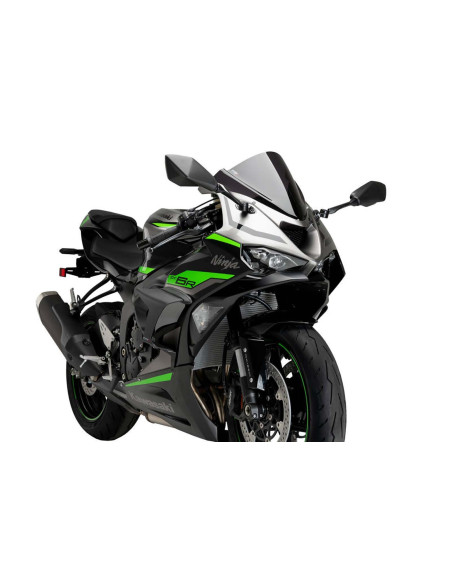 Puig Seitenspoiler Downforce Race Kawasaki ZX 6R Ninja 24 25 Mattschwarz